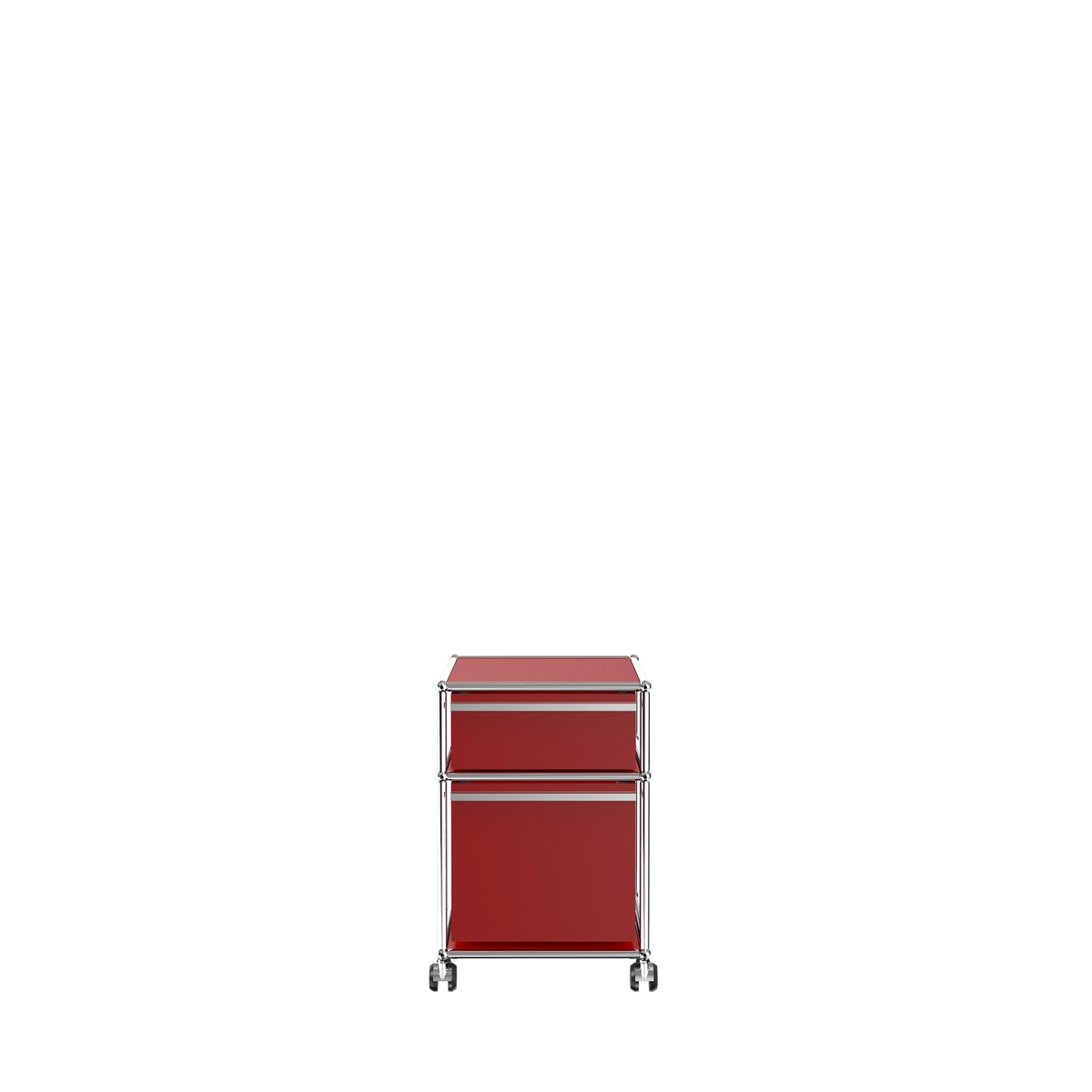 Modular Pedestal 432 Two Drawer in Brown