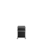 Modular Pedestal 432 Two Drawer in Graphite Black