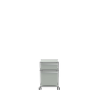 Modular Pedestal 432 Two Drawer in Light Grey
