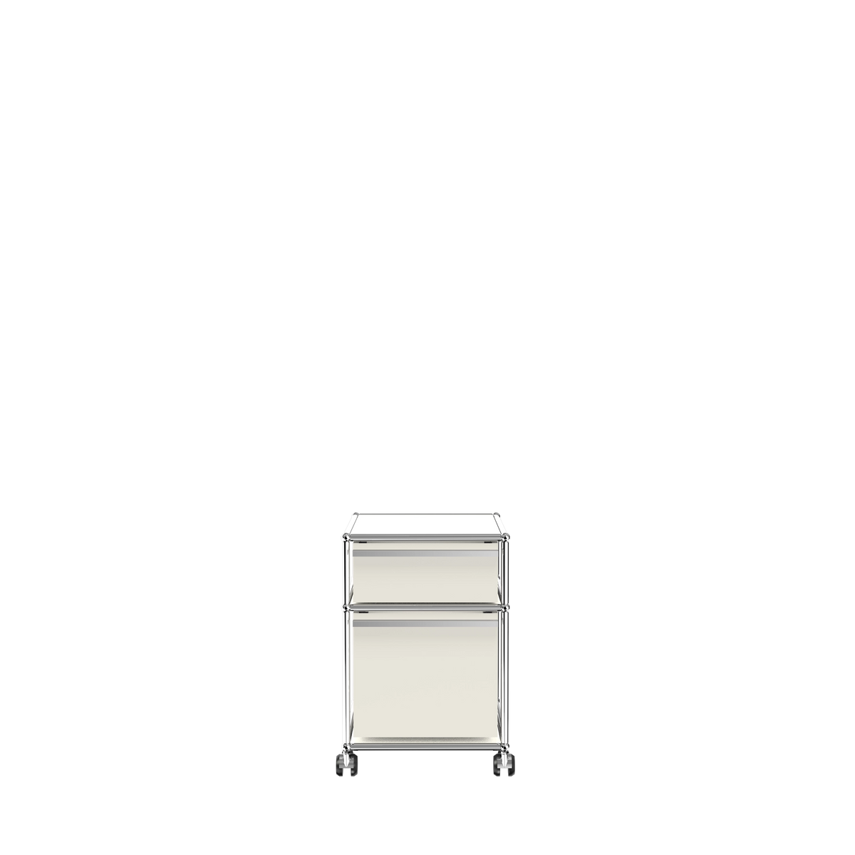 Modular Pedestal 432 Two Drawer in Pure White