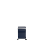 Modular Pedestal 432 Two Drawer in Steel Blue