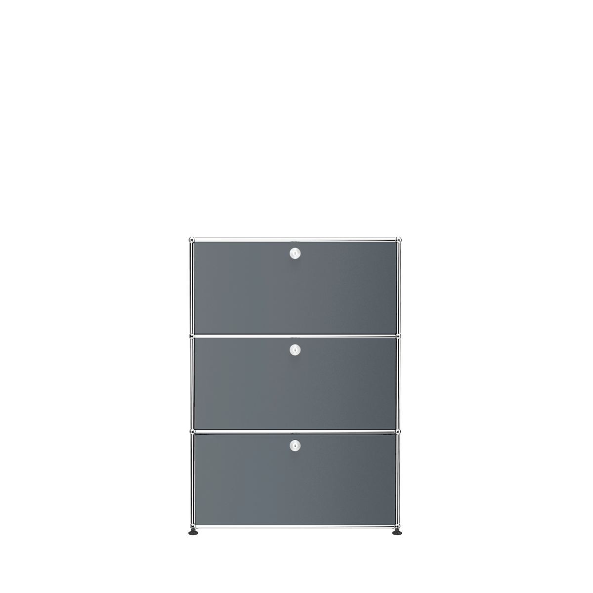 Modular Tall File Storage 787 in Mid Grey