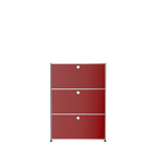 Modular Tall File Storage 787 in Ruby Red