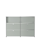 Modular Tall File Storage 1524 in Light Grey