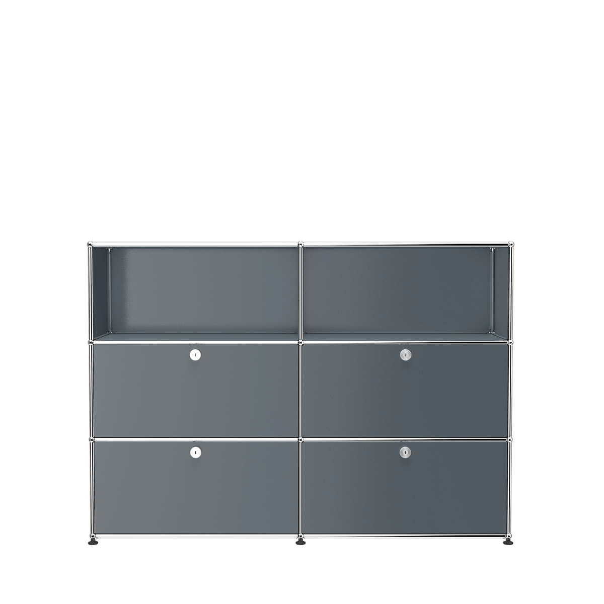 Modular Tall File Storage 1524 in Mid Grey