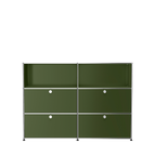 Modular Tall File Storage 1524 in Olive Green