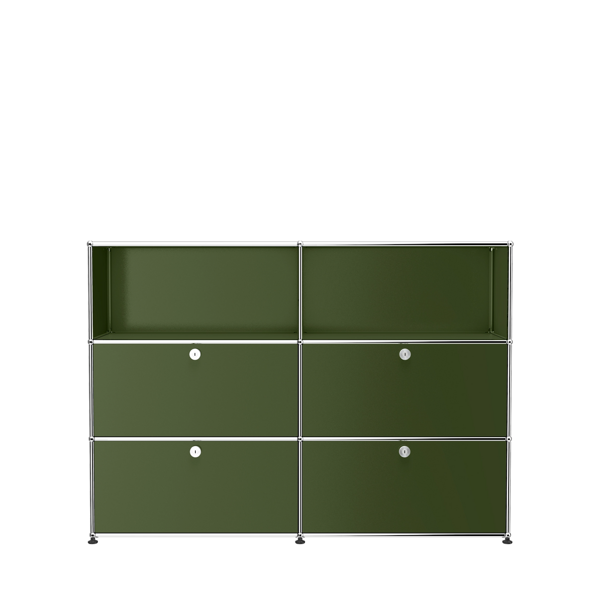 Modular Tall File Storage 1524 in Olive Green