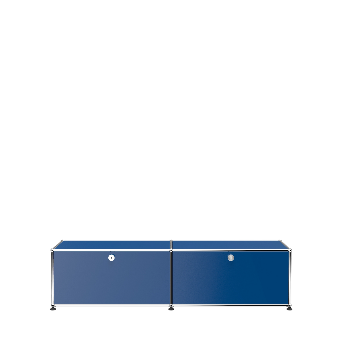 Modular Media Console 1524 Low in Gentian Blue