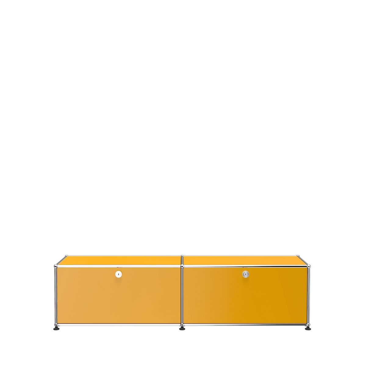 Modular Media Console 1524 Low in Golden Yellow