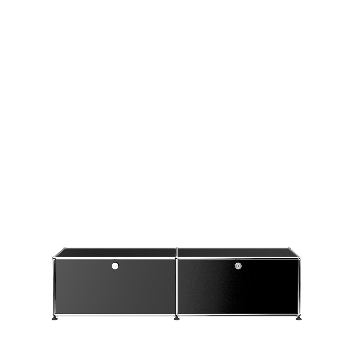 Modular Media Console 1524 Low in Graphite Black