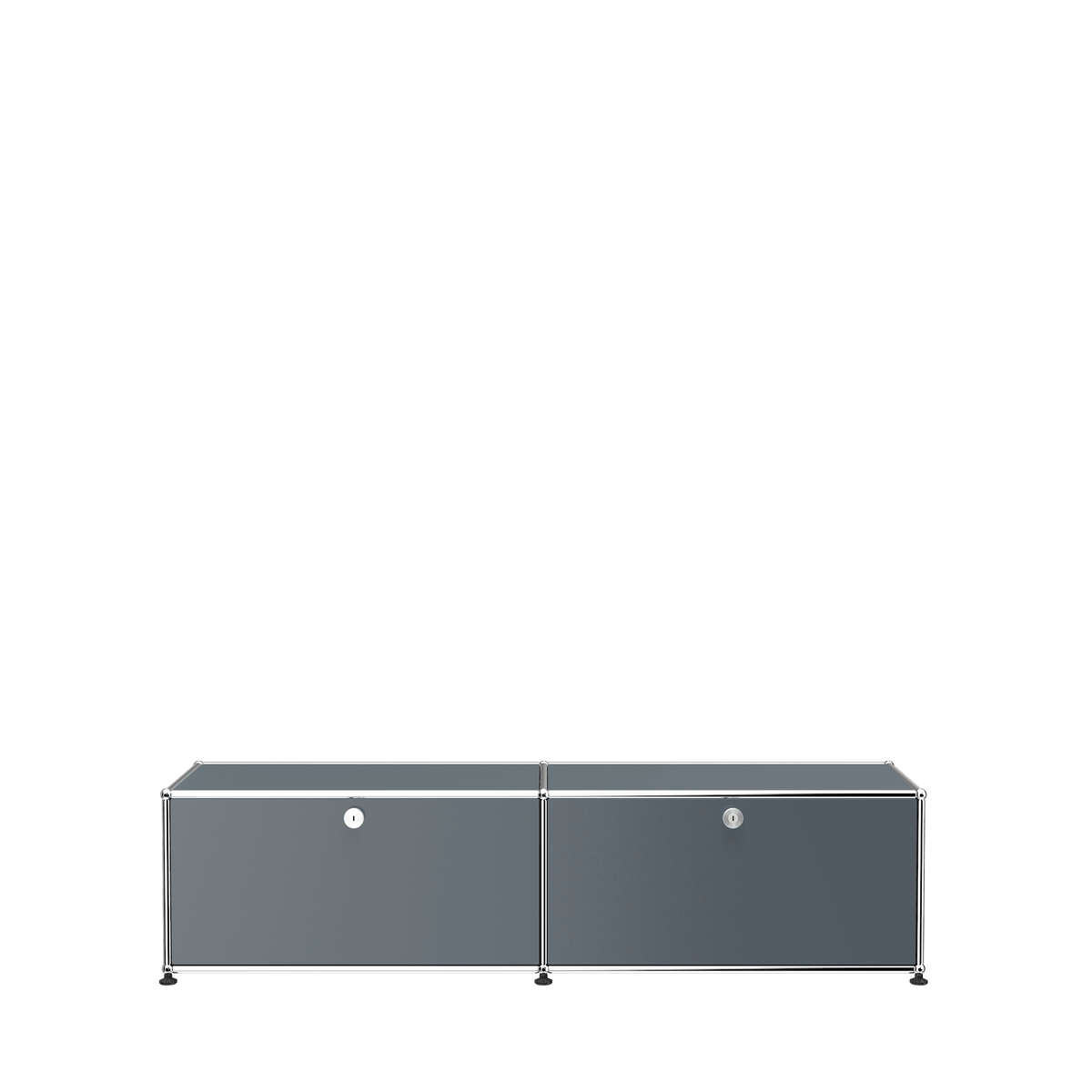 Modular Media Console 1524 Low in Mid Grey