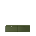 Modular Media Console 1524 Low in Olive Green