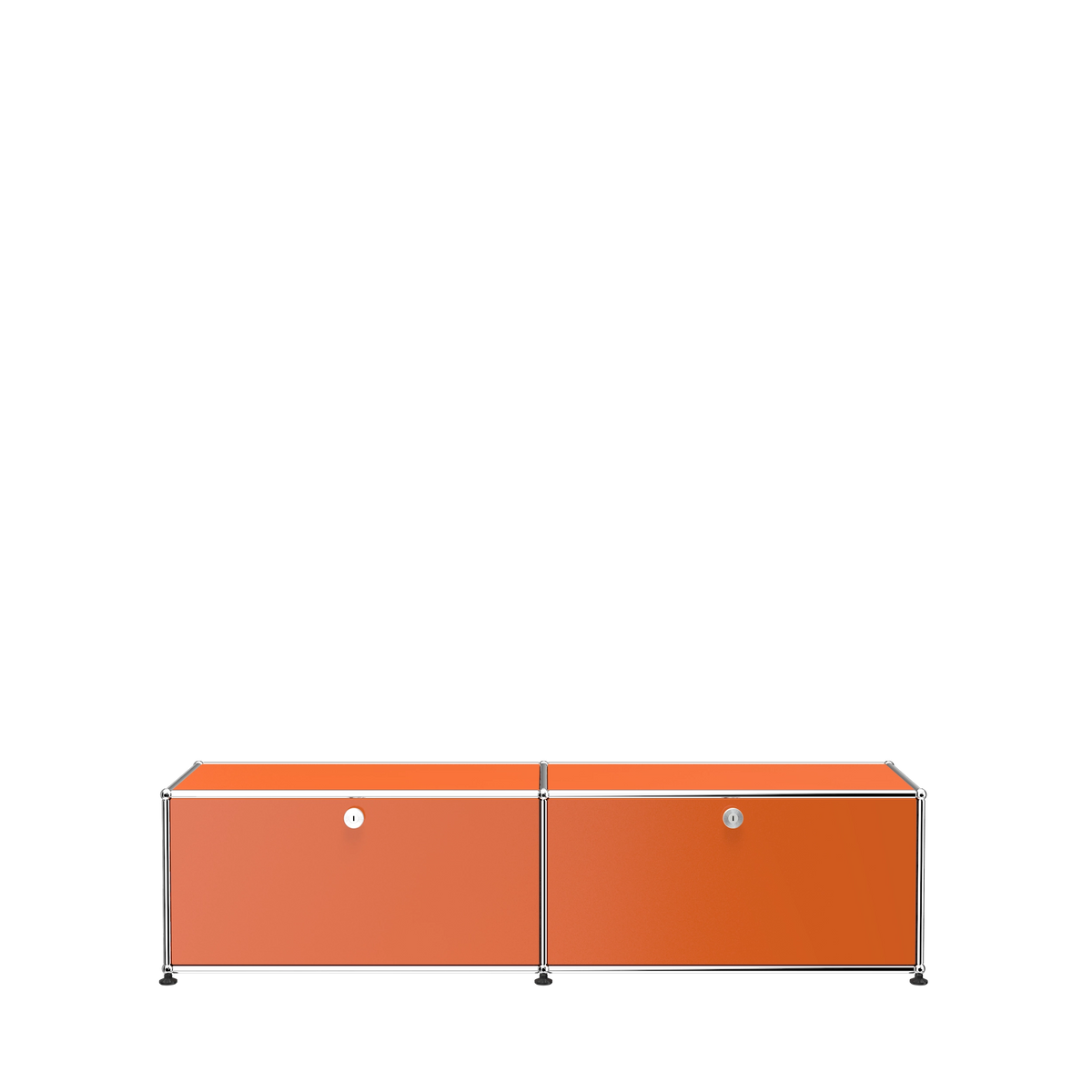 Modular Media Console 1524 Low in Pure Orange