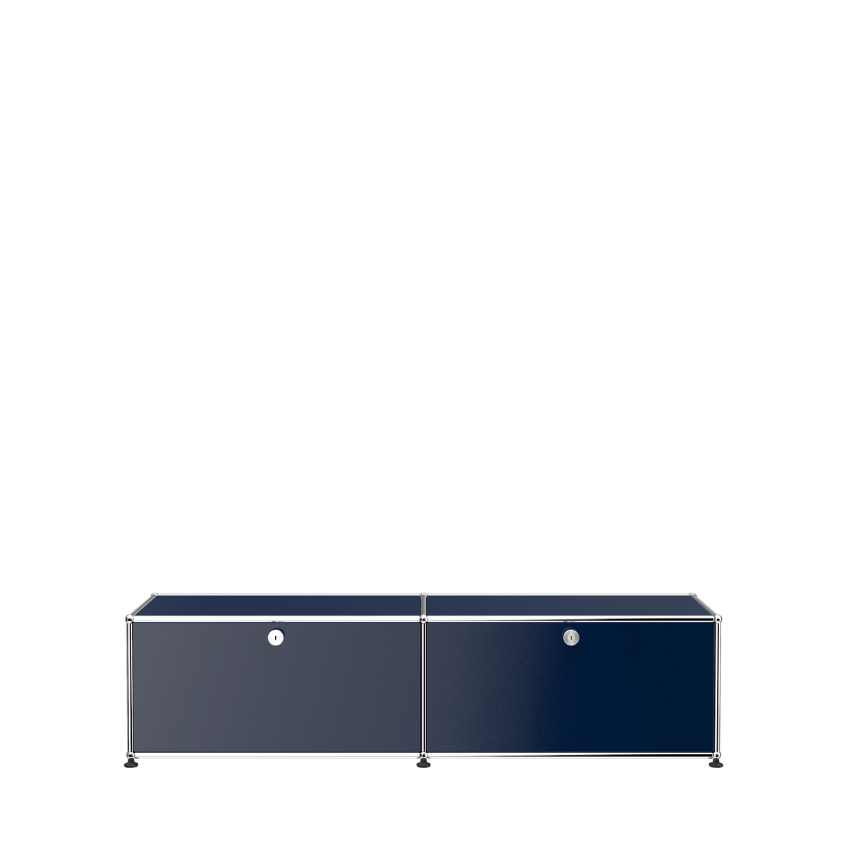 Modular Media Console 1524 Low in Steel Blue