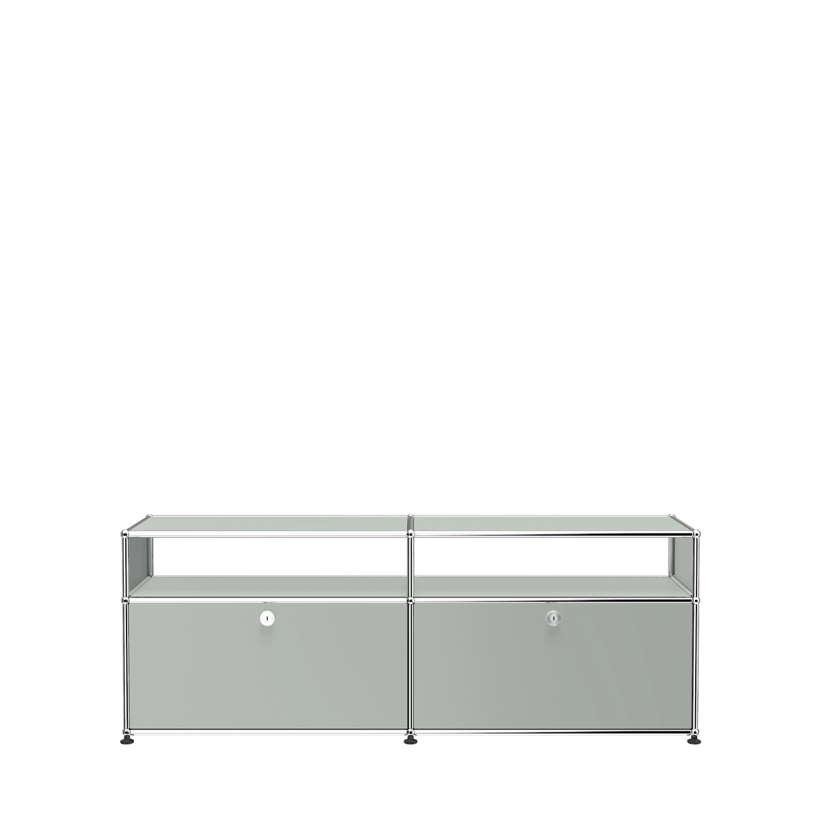 Modular Media Unit 1524 in Light Grey