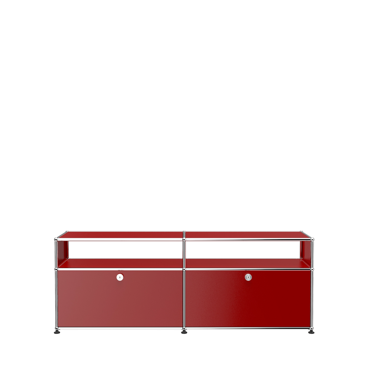 Modular Media Unit 1524 in Ruby Red