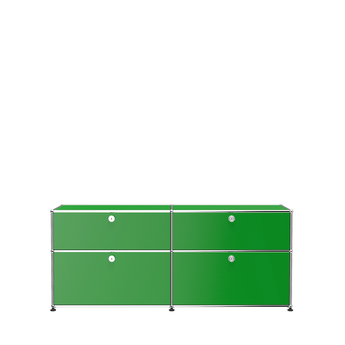 Modular Credenza 1524 Drawers in Green