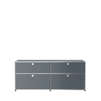 Modular Credenza 1524 Drawers in Mid Grey