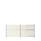 Modular Credenza 1524 Drawers in Pure White