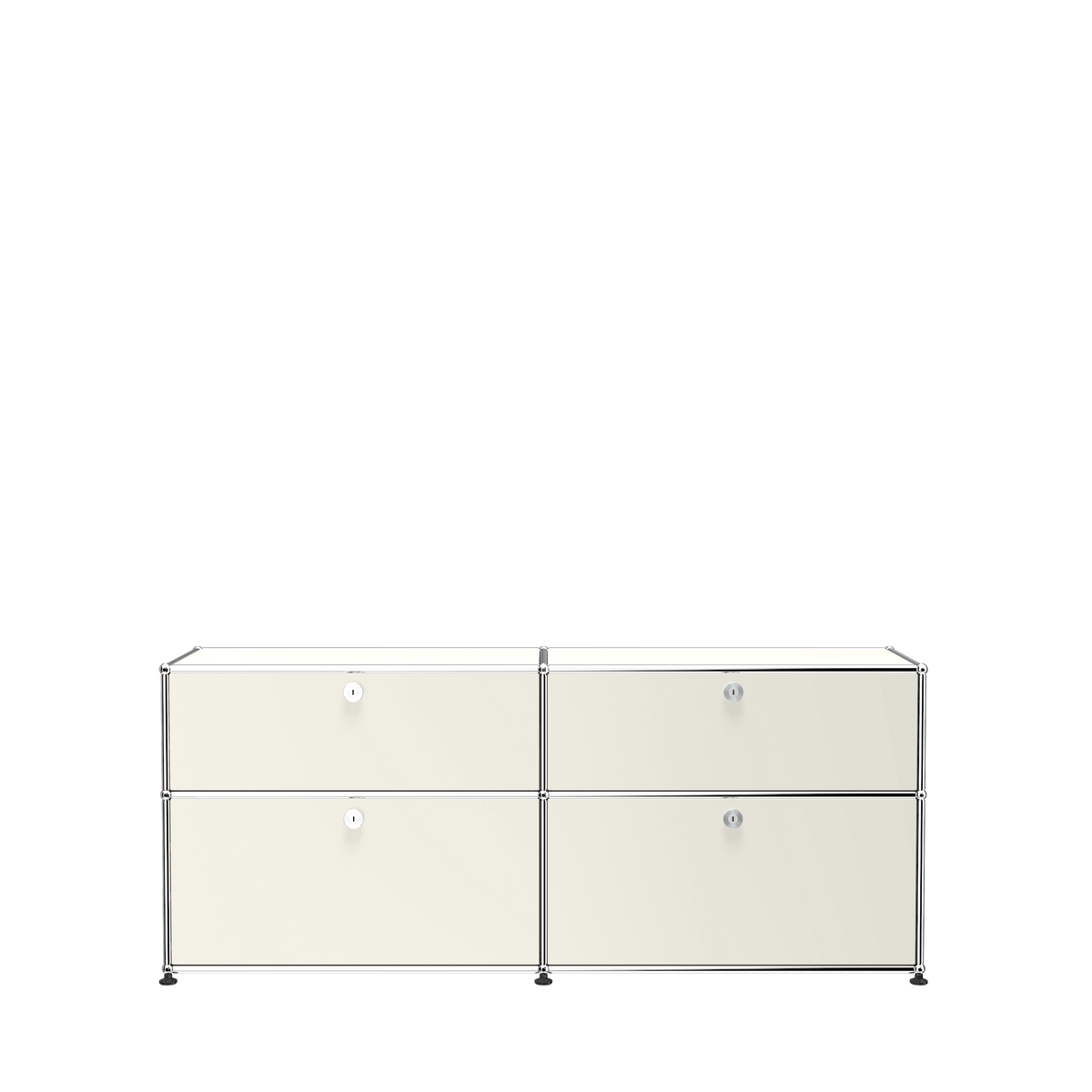 Modular Credenza 1524 Drawers in Pure White