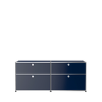 Modular Credenza 1524 Drawers in Steel Blue