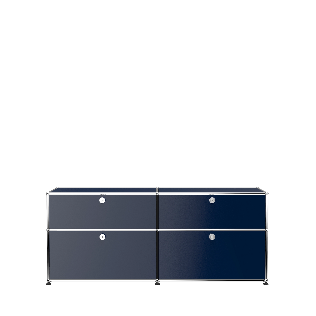 Modular Credenza 1524 Drawers in Steel Blue