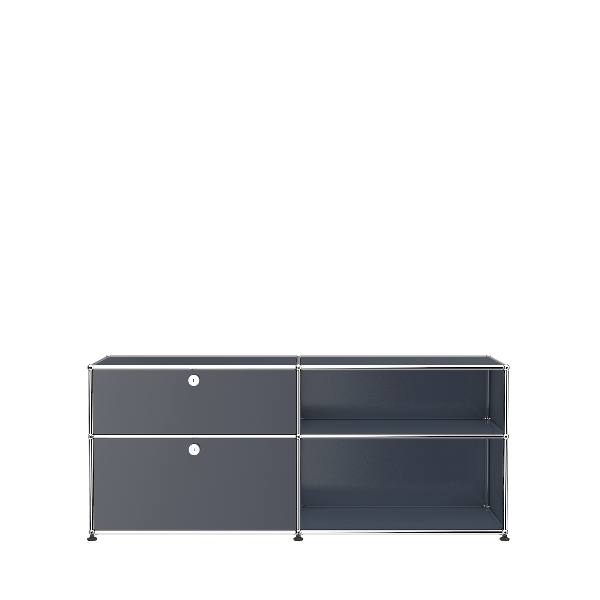 Modular File Credenza 1524 Drawers in Anthracite