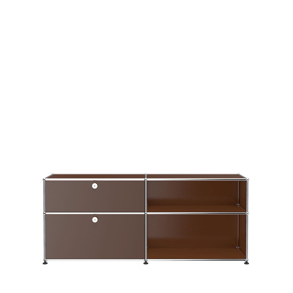 Modular File Credenza 1524 Drawers in Brown