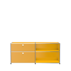 Modular File Credenza 1524 Drawers in Golden Yellow