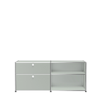 Modular File Credenza 1524 Drawers in Light Grey