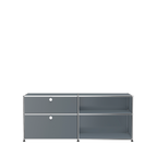 Modular File Credenza 1524 Drawers in Mid Grey