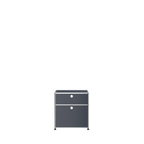 Modular Nightstand 533 Double Door in Anthracite