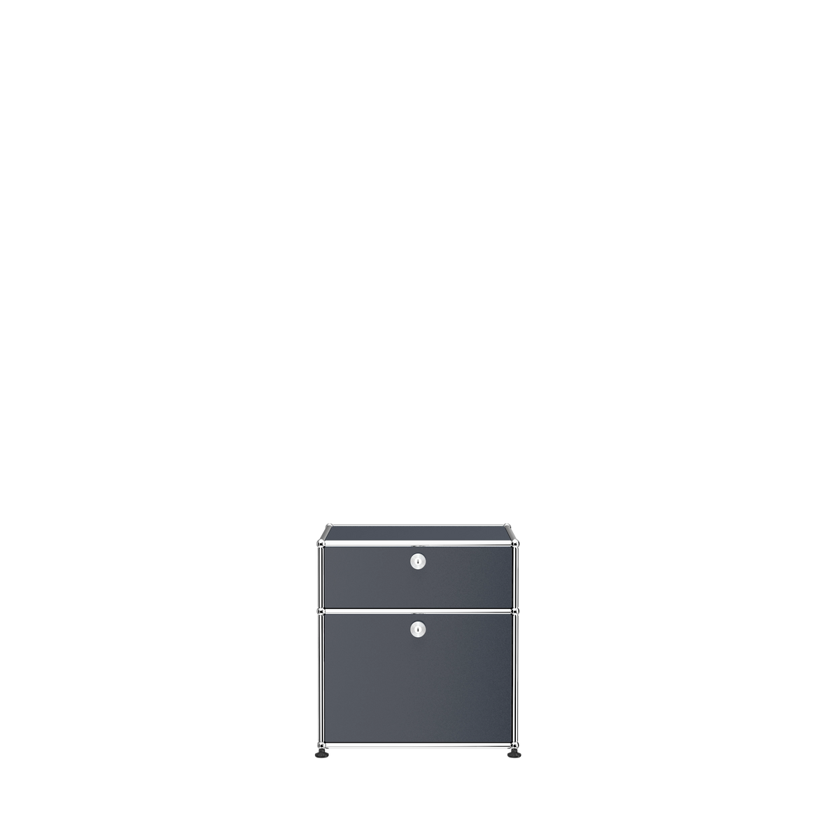 Modular Nightstand 533 Double Door in Anthracite