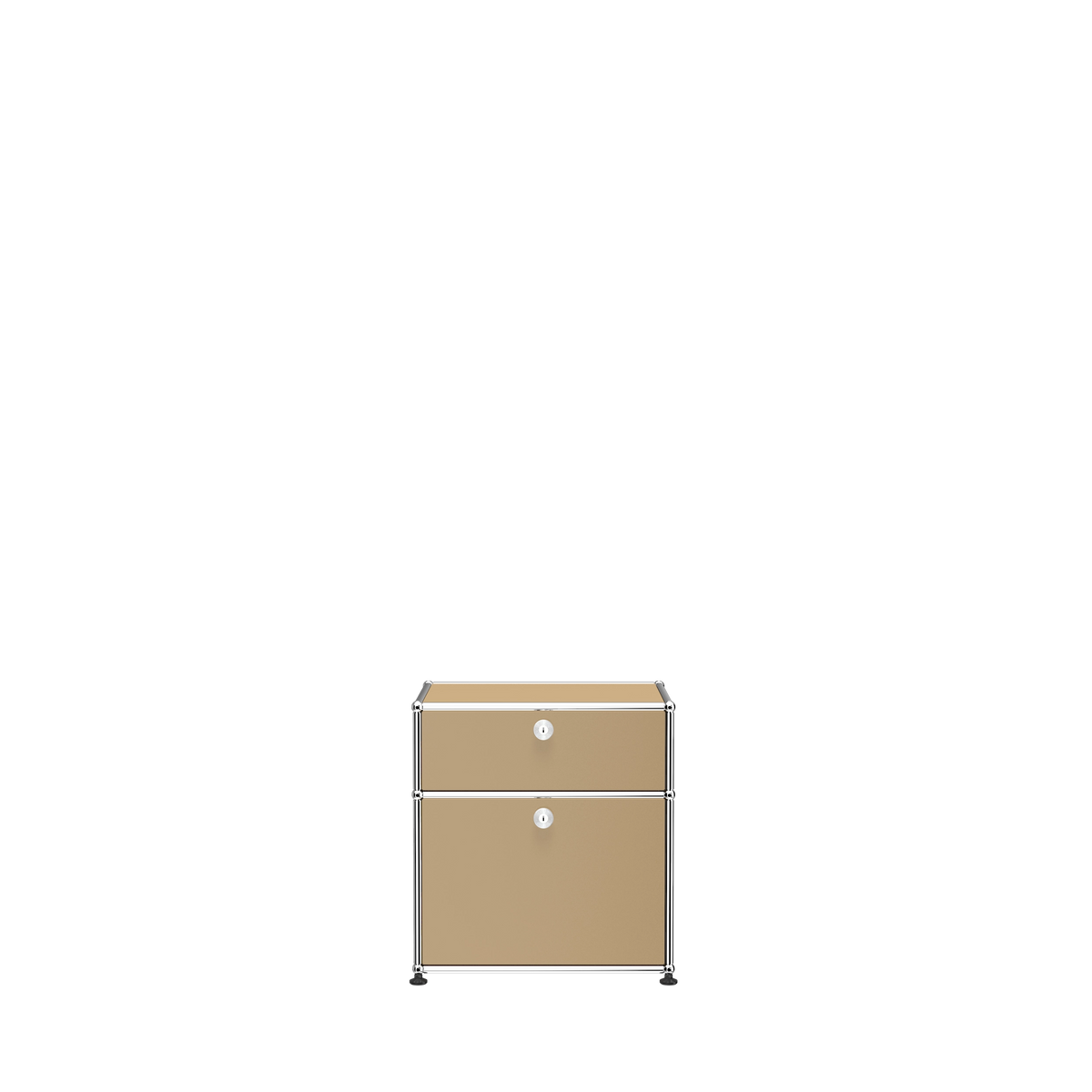 Modular Nightstand 533 Double Door in Beige