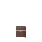 Modular Nightstand 533 Double Door in Brown