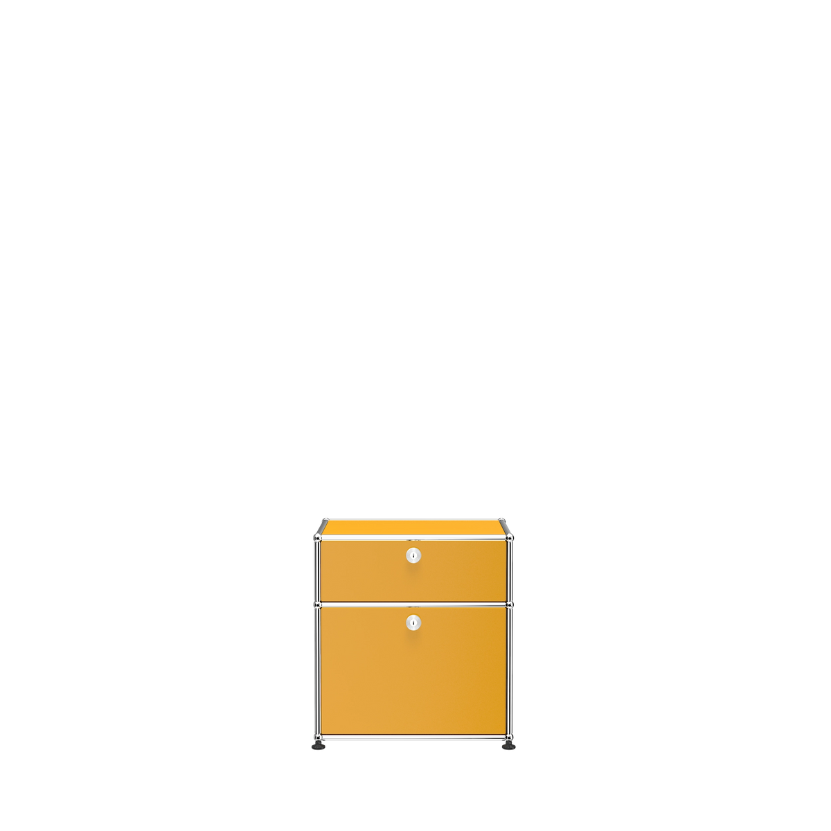 Modular Nightstand 533 Double Door in Golden Yellow