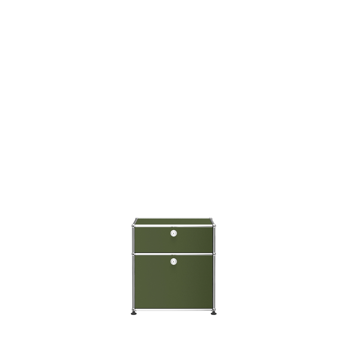 Modular Nightstand 533 Double Door in Olive Green