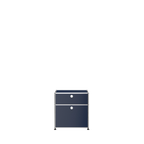 Modular Nightstand 533 Double Door in Steel Blue
