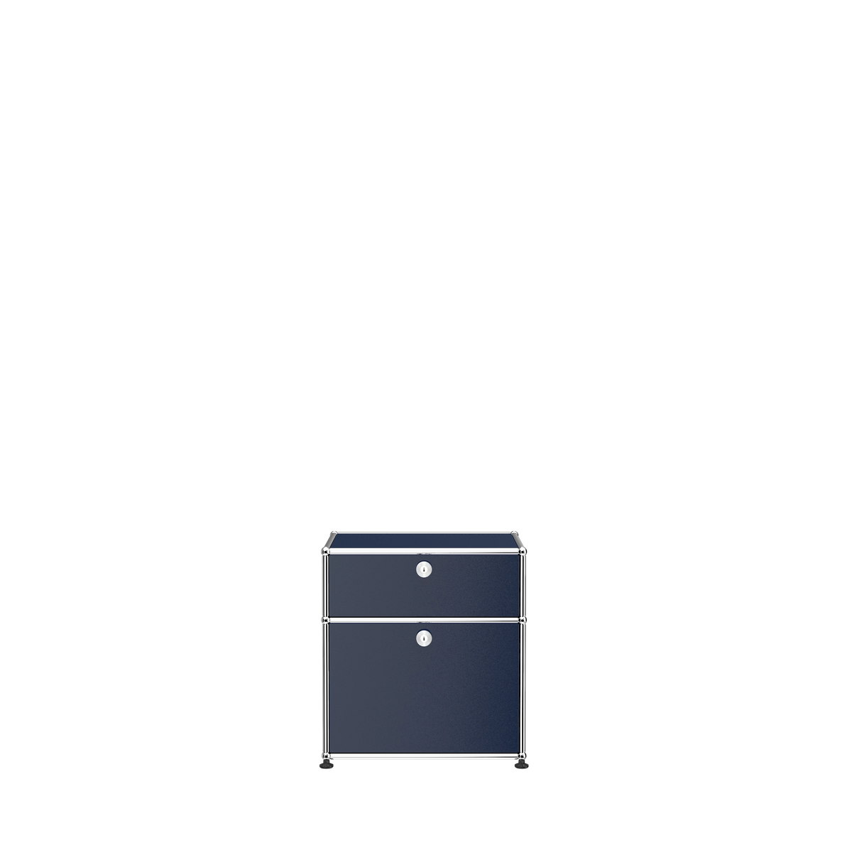 Modular Nightstand 533 Double Door in Steel Blue