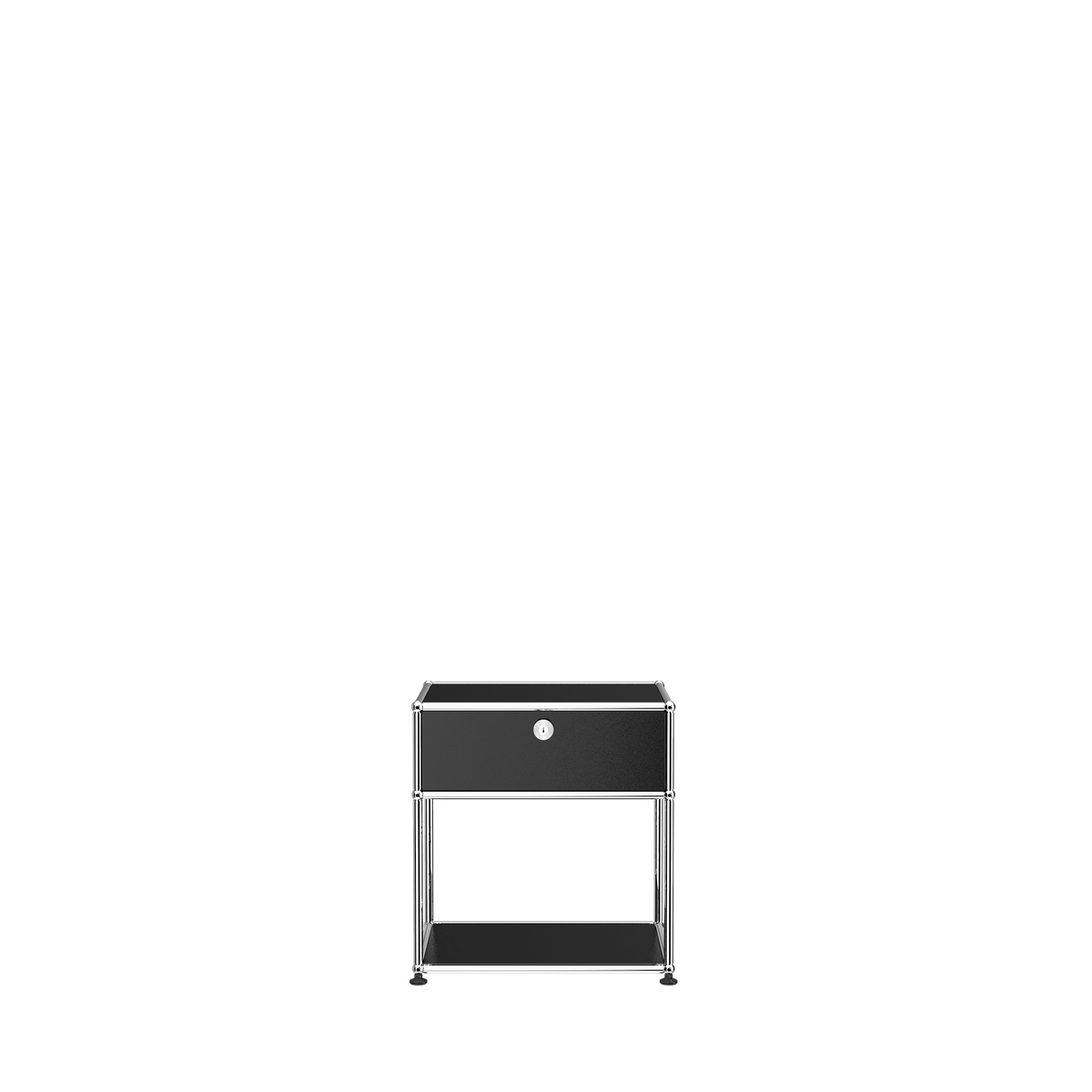 Modular Nightstand 533 Low in Graphite Black