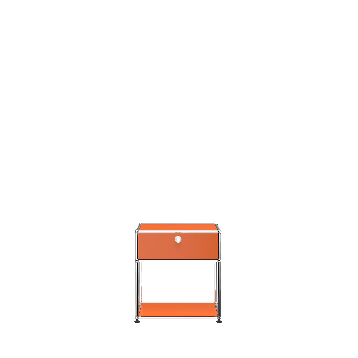 Modular Nightstand 533 Low in Pure Orange