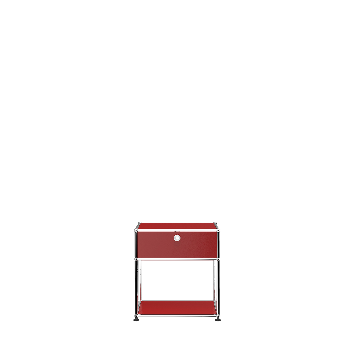 Modular Nightstand 533 Low in Ruby Red