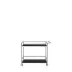 Modular Serving Cart 787 in Graphite Black