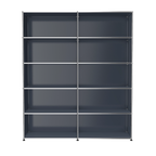 Modular Open Shelving 1524 in Anthracite