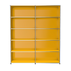Modular Open Shelving 1524 in Golden Yellow