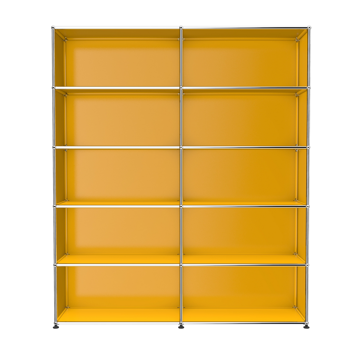 Modular Open Shelving 1524 in Golden Yellow