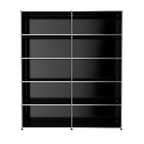 Modular Open Shelving 1524 in Graphite Black