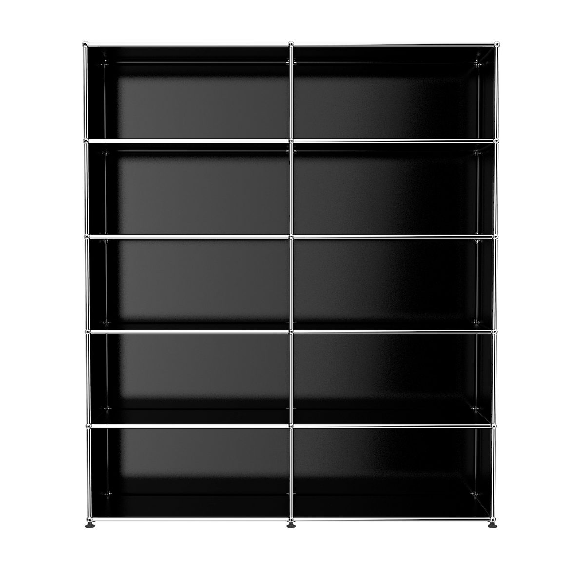 Modular Open Shelving 1524 in Graphite Black