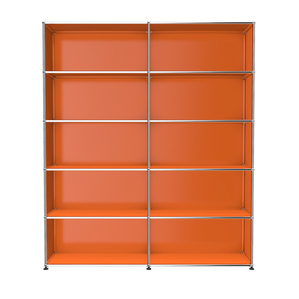 Modular Open Shelving 1524 in Pure Orange