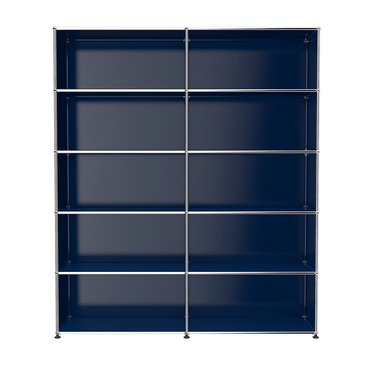 Modular Open Shelving 1524 in Steel Blue